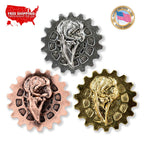Gear With Raven Pin G038
