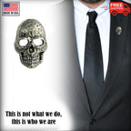 Human Skull Pin G042
