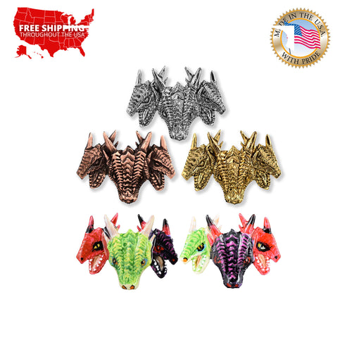3 Headed Dragon Pin G046
