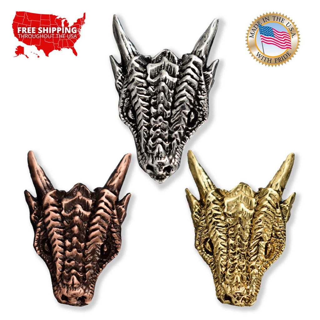Dragon Face Pin G047