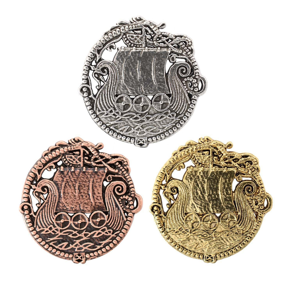 Viking Ship Charm Pin G048