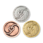 Heart With Yin Yang Pin G066