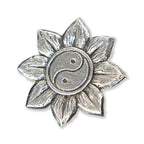 Flower With Yin Yang Pin G067