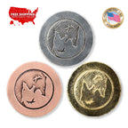 Wolves With Yin Yang Pin G070
