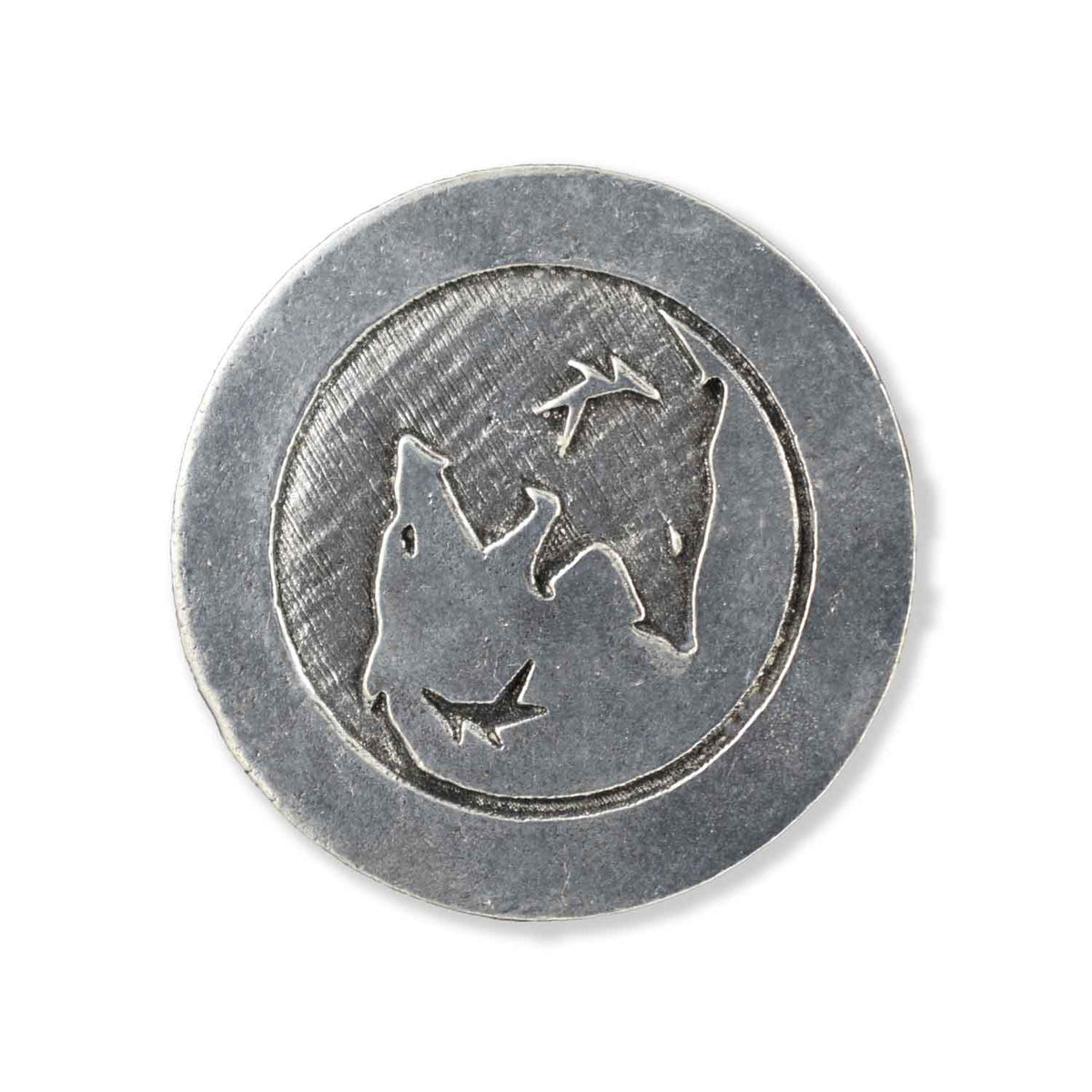 Wolves With Yin Yang Pin G070