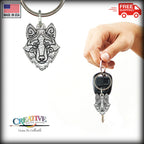 Wolf Head Keychain G105KC