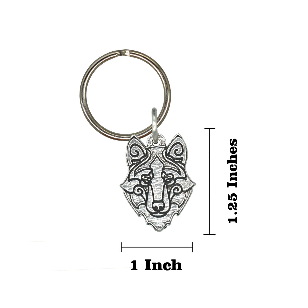 Wolf Head Keychain G105KC