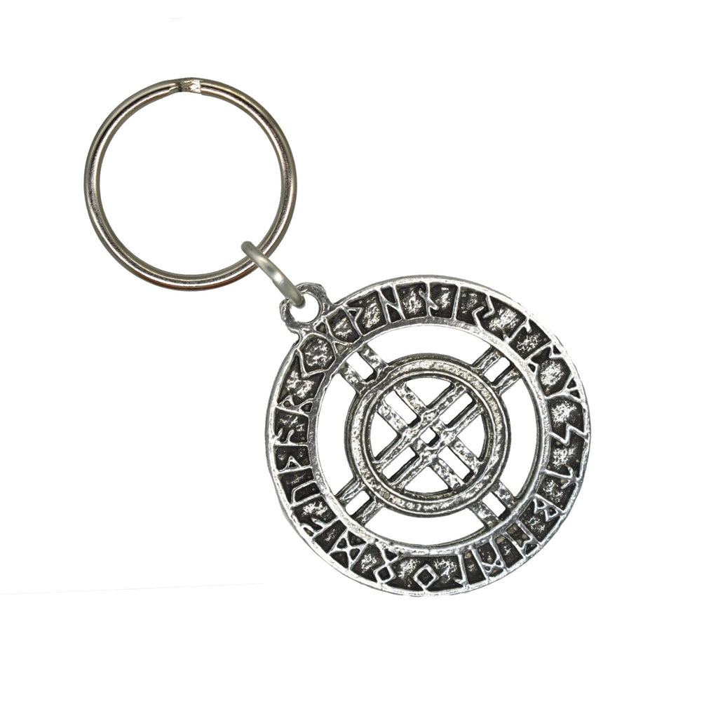 Runes Circle With Center Keychain G112KC