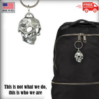 3D Skull Side View Keychain G122KC