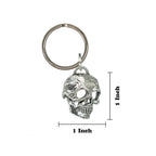 3D Skull Side View Keychain G122KC
