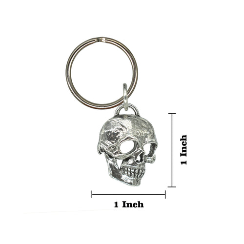 3D Skull Side View Keychain G122KC