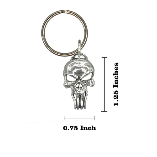 3D Skull The Punisher Keychain G126KC