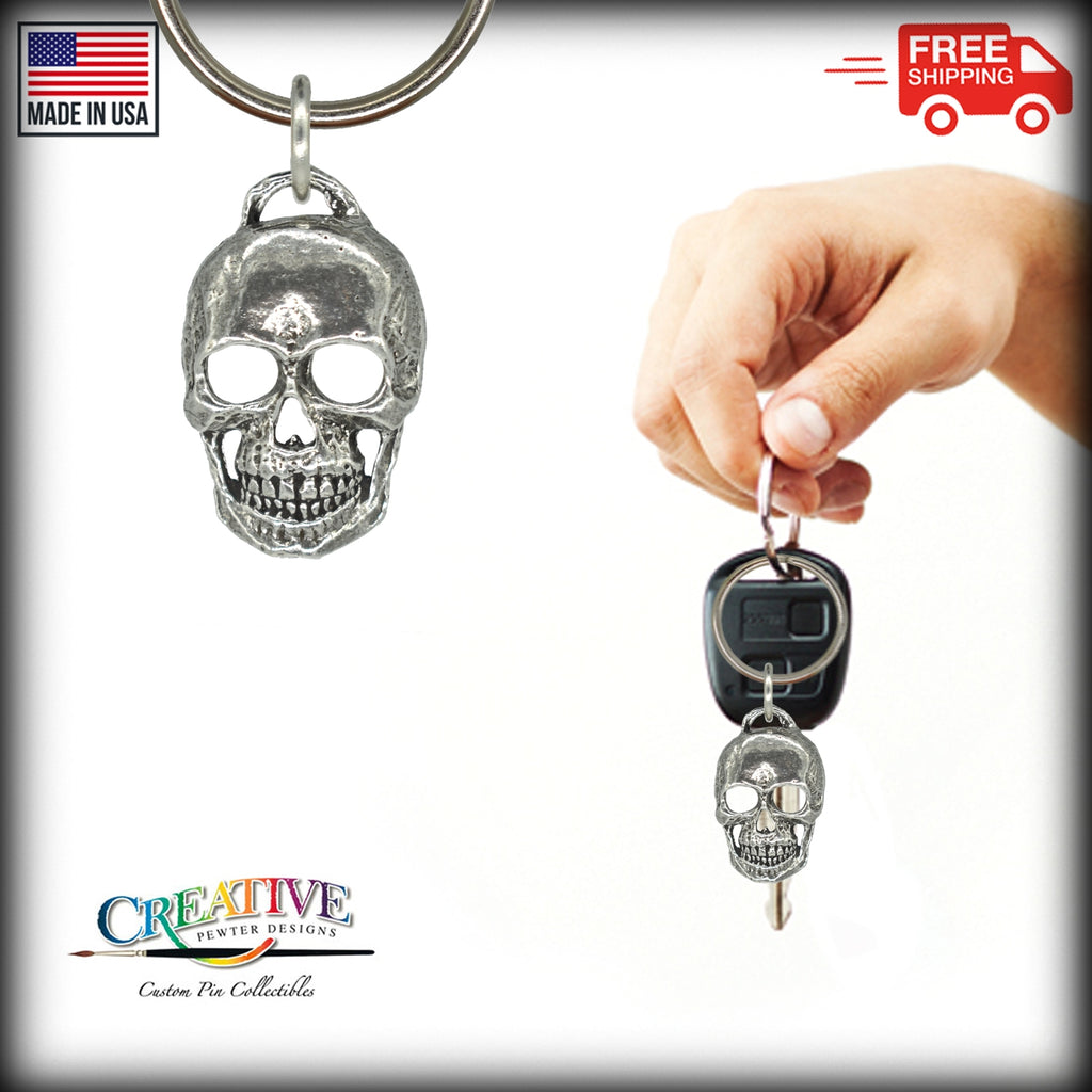 3D Skull Keychain G130KC