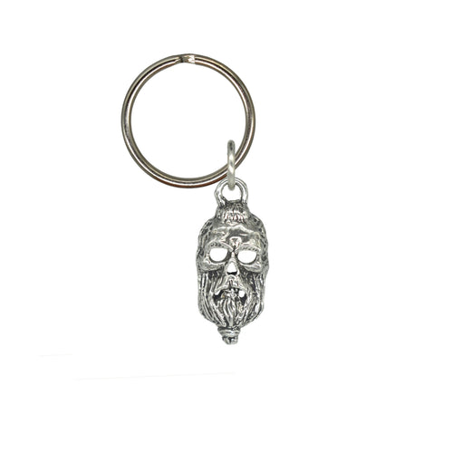 3D Skull With Beard Keychain G134KC