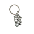 3D Skull With Snake Keychain G136KC