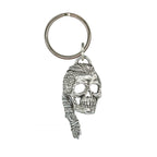 3D Skull Viking With Tattoos Keychain G140KC