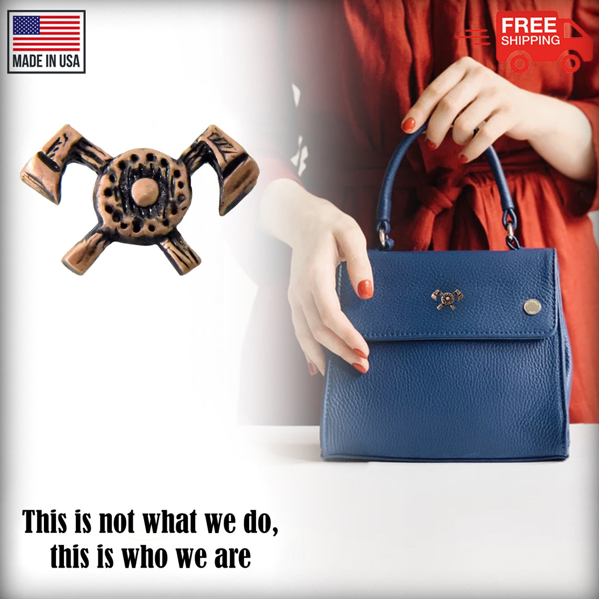 Viking Shield and Axes Pin G003