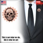 Gear With Skull Pin G034