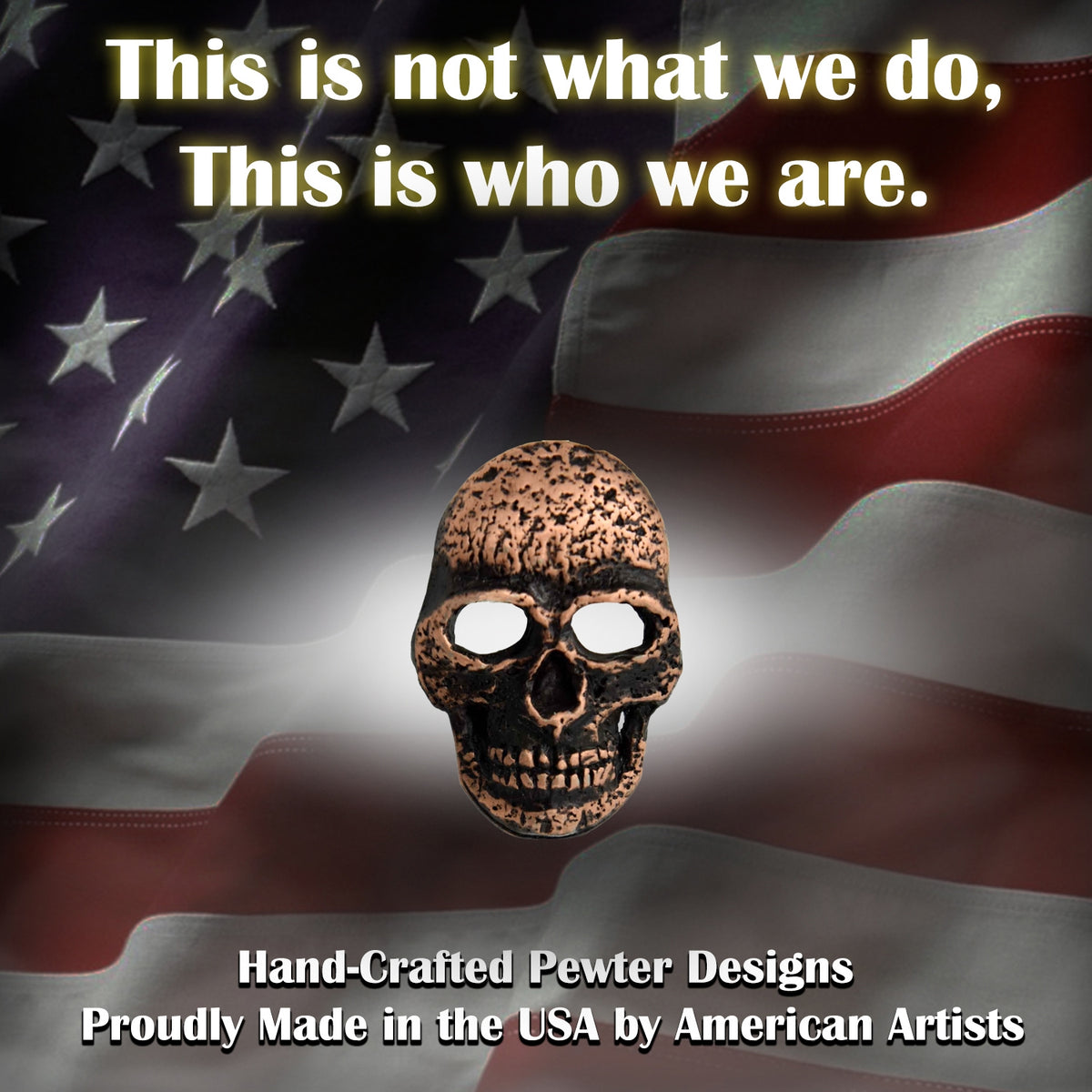Human Skull Pin G042