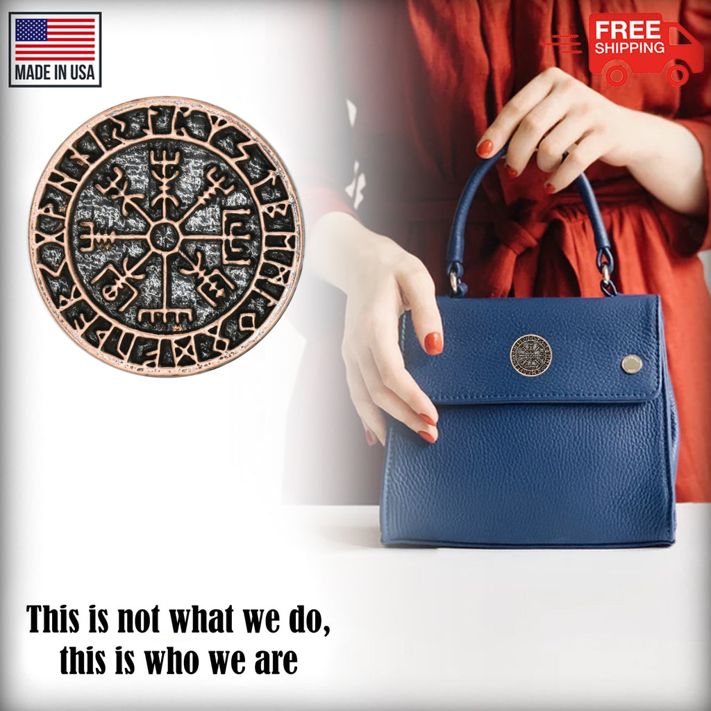 Runes Circle Solid Pin G114