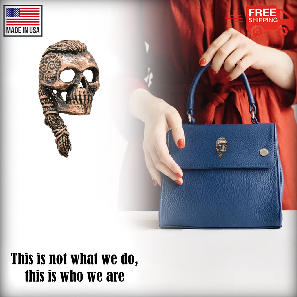 Skull Viking With Tattoos Pin G140