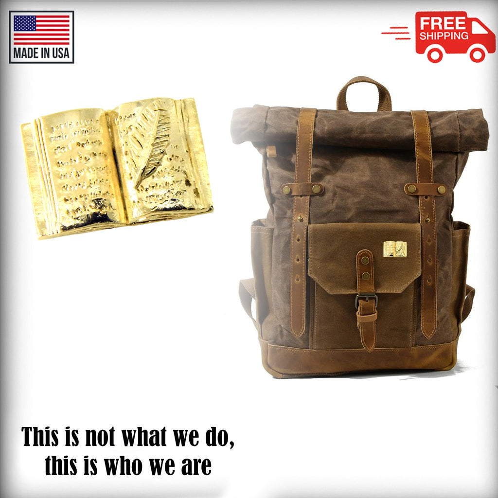 Book and Quill Pin G013