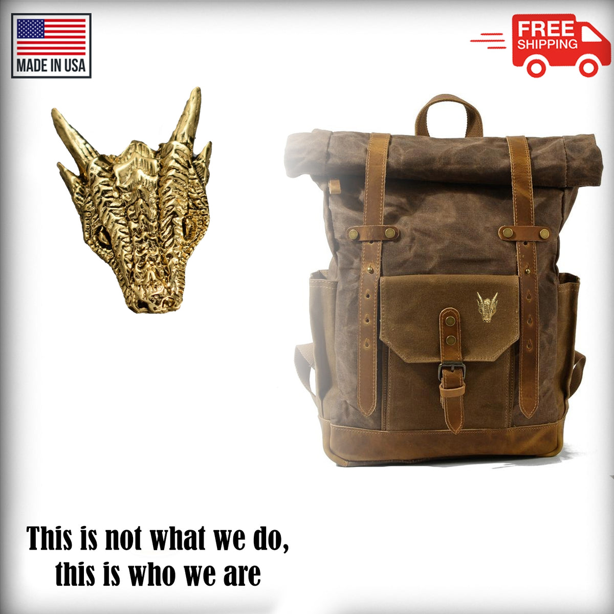 Dragon Face Pin G047