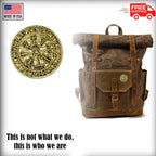 Runes Circle Solid Pin G114
