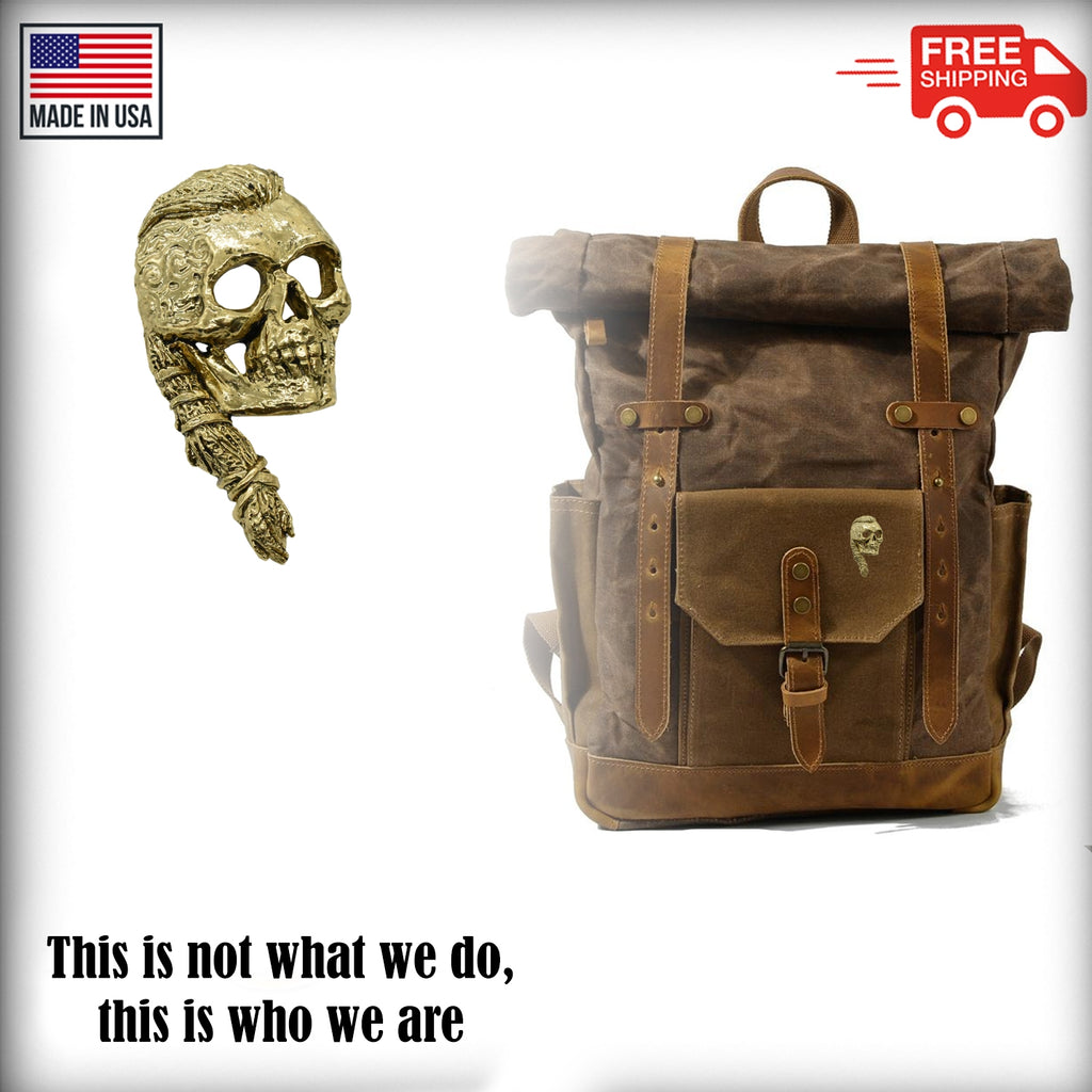 Skull Viking With Tattoos Pin G140