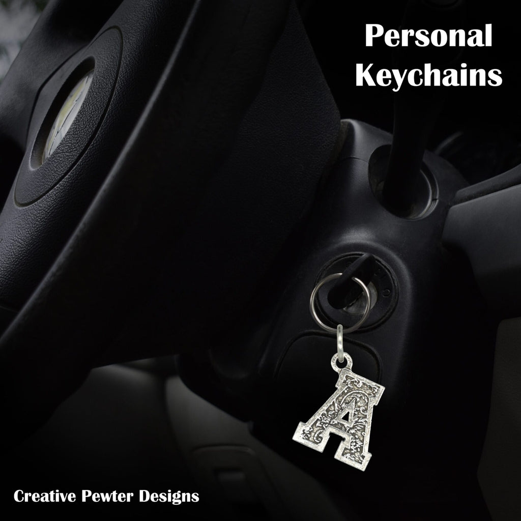 Letter A Keychain L001KC