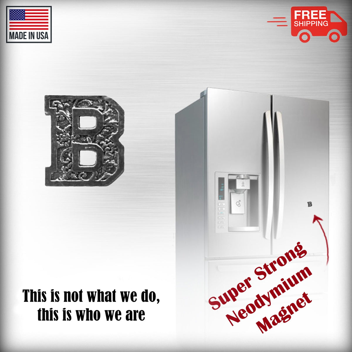B Letter Magnet L002
