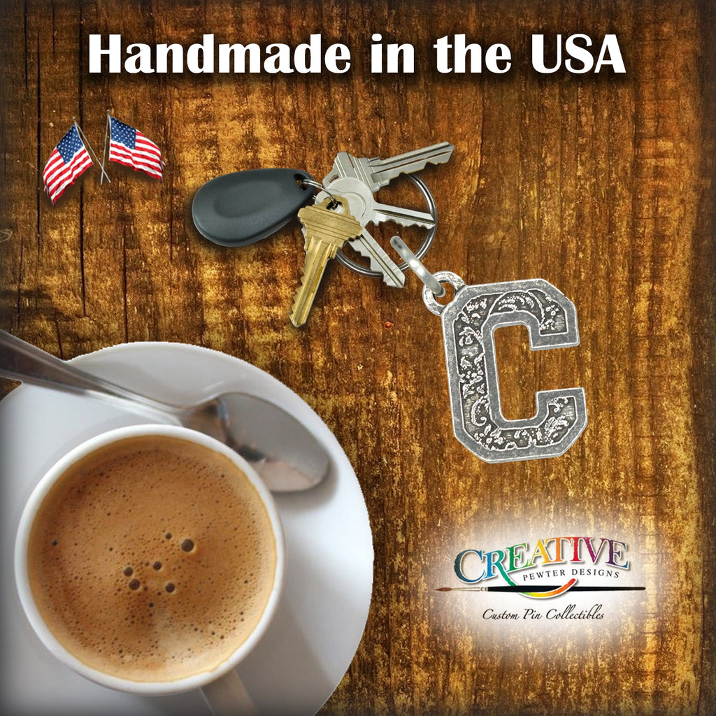 Letter C Keychain L003KC
