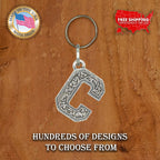 Letter C Keychain L003KC