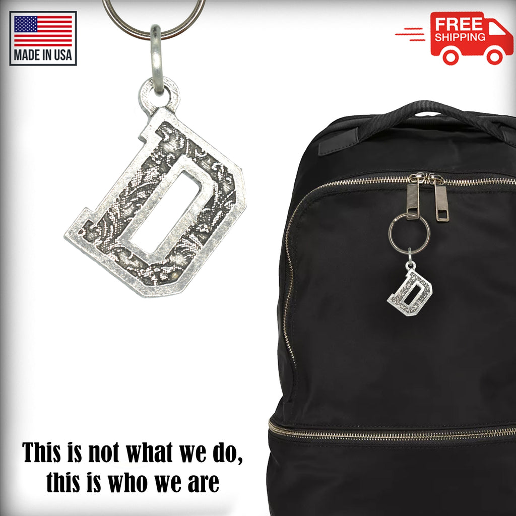 Letter D Keychain L004KC