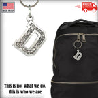 Letter D Keychain L004KC