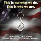 Letter D Keychain L004KC