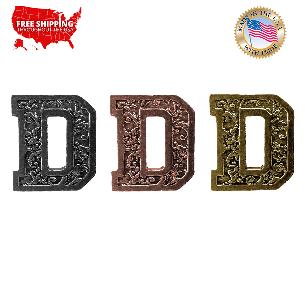 D Letter Pin L004