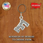 Letter F Keychain L006KC
