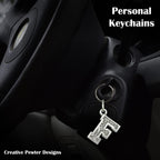 Letter F Keychain L006KC