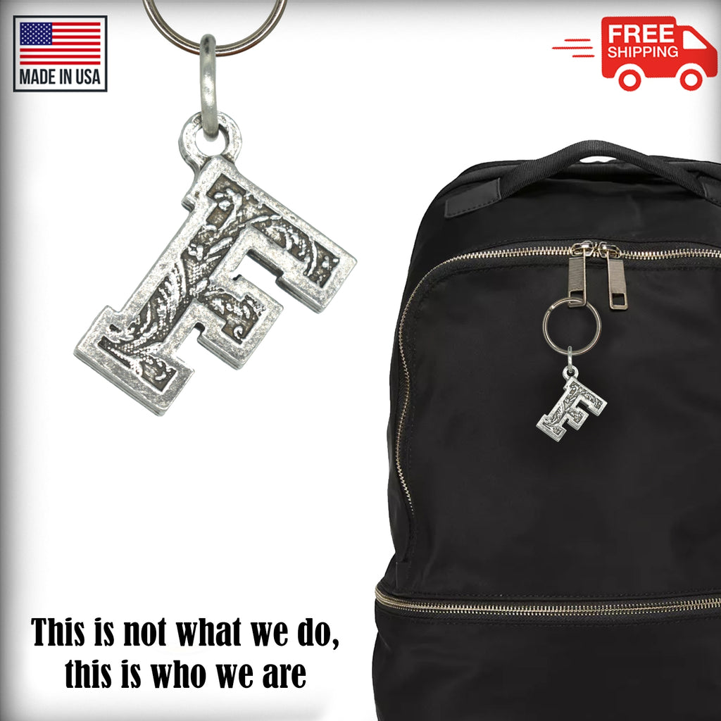 Letter F Keychain L006KC