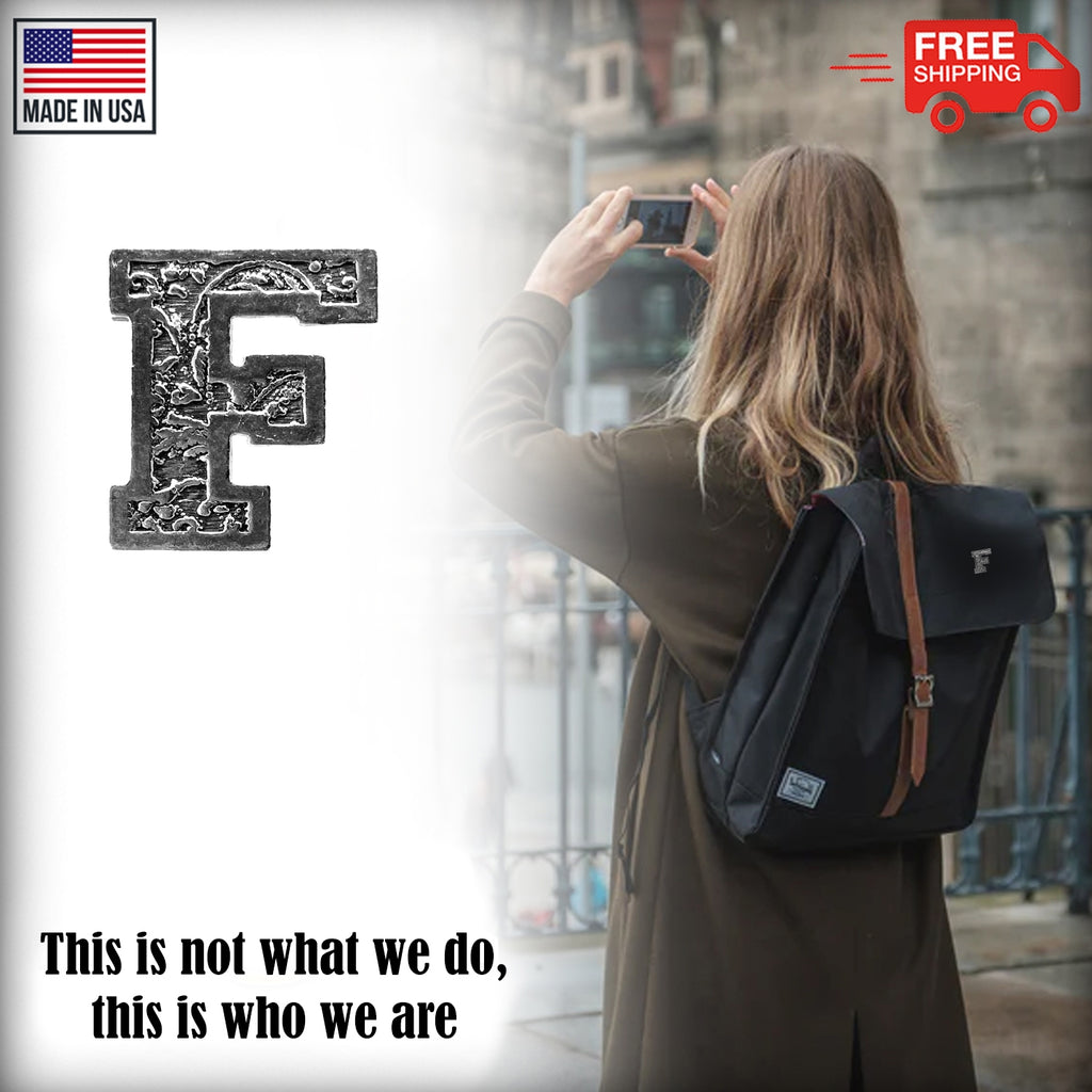 F Letter Pin L006