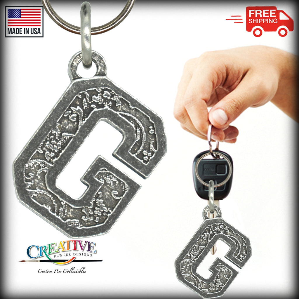 Letter G Keychain L007KC