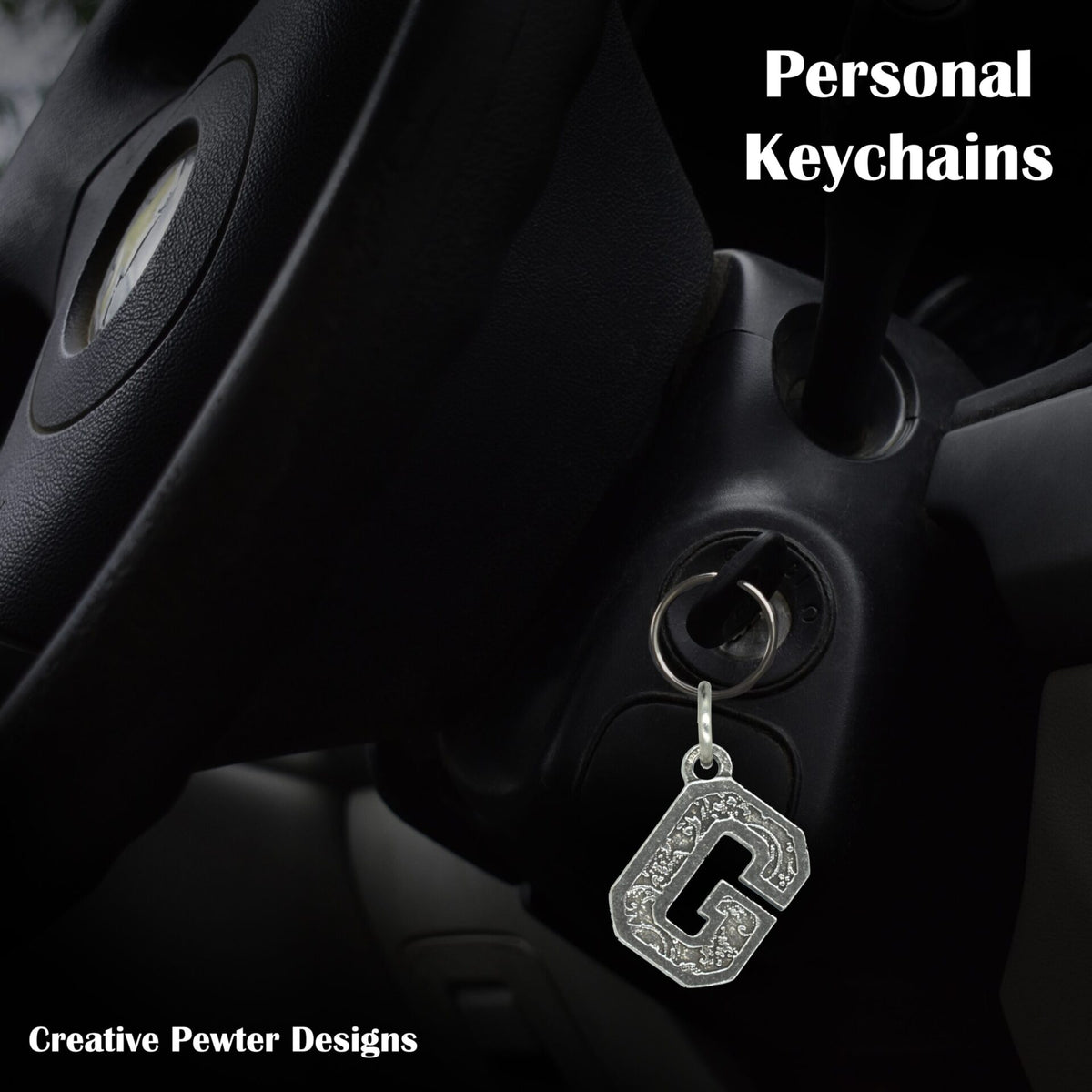 Letter G Keychain L007KC