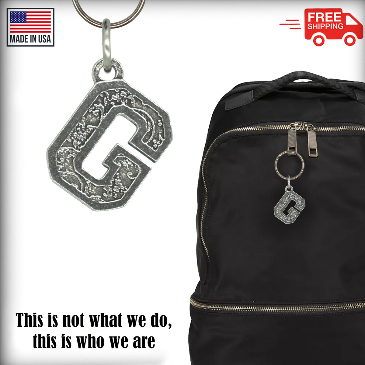 Letter G Keychain L007KC