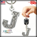 Letter J Keychain L010KC