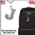 Letter J Keychain L010KC