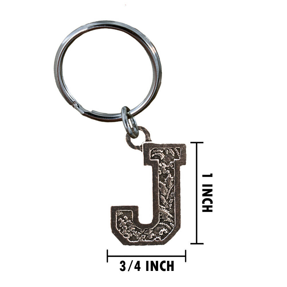 Letter J Keychain L010KC