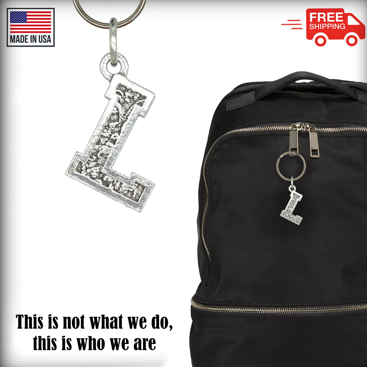 Letter L Keychain L012KC