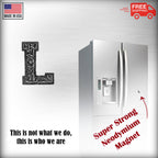 L Letter Magnet L012
