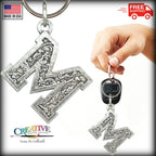Letter M Keychain L013KC